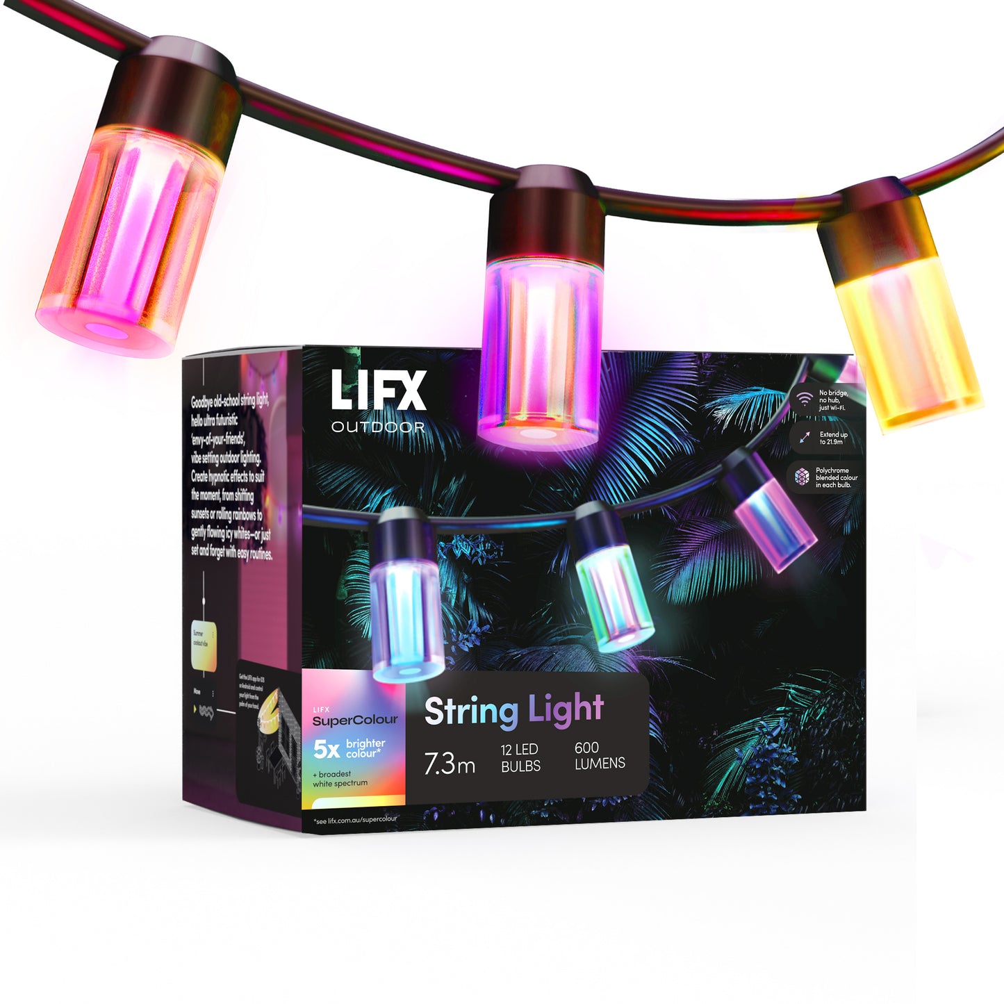 LIFX Outdoor String Light 7.3M