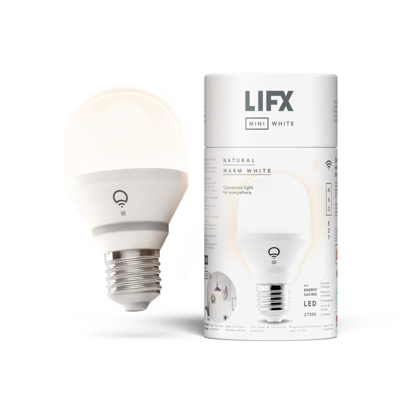 LIFX Mini White, A60, E27 Edison Screw (Free Gift)