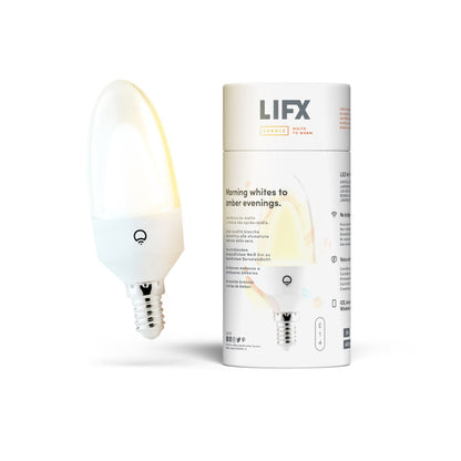 LIFX Candle White to Warm, E14 Edison Screw